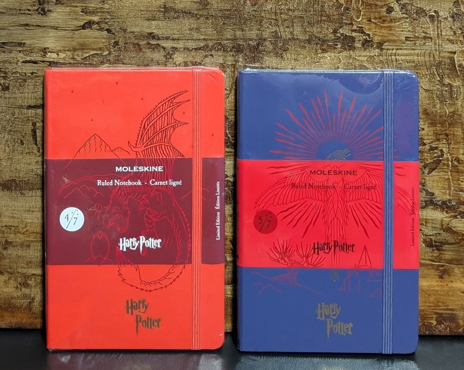 Harry Potter Moleskine 4&5/7 Ruled Violet Hardcover 5×8.25″ Limited Edition NEW