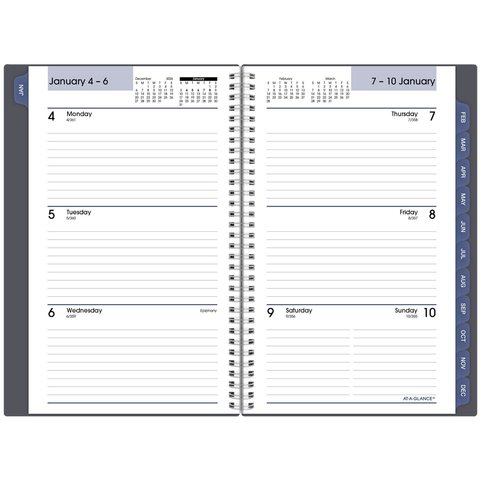 2026 At-A-Glance DayMinder GC200-07 Weekly Monthly Planner, 5 x 8″