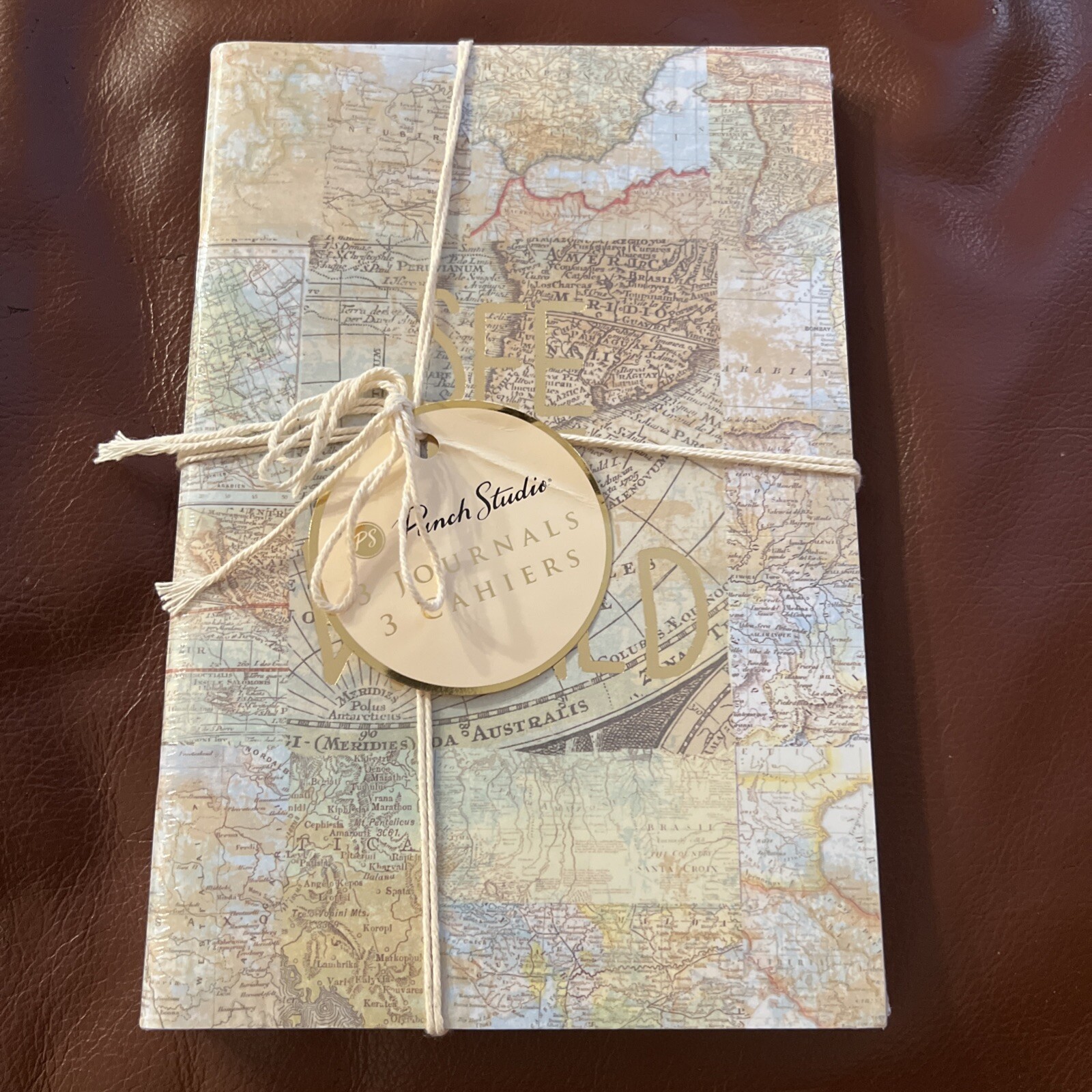 Punch Studio See The World Never Stop Exploring 3 Journal Pack 40 Sheets NEW