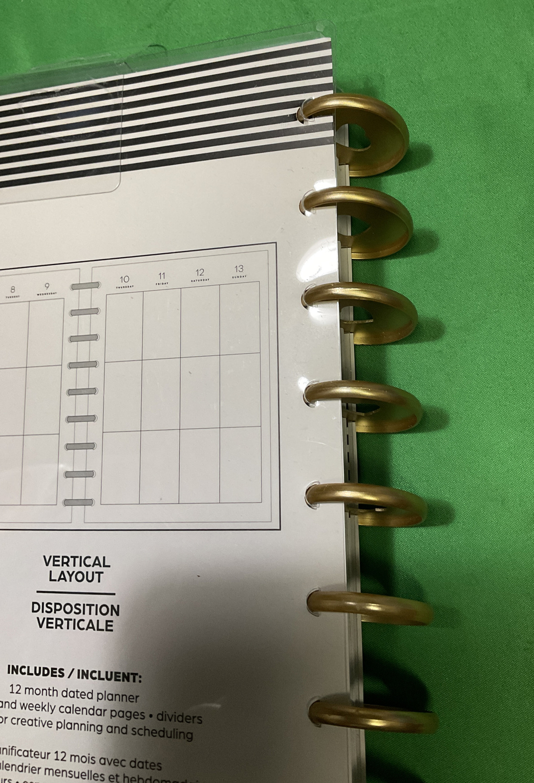 NEW! the Happy Planner 2023 GOLD & BLACK Happy Planner – CLASSIC Vertical Layout
