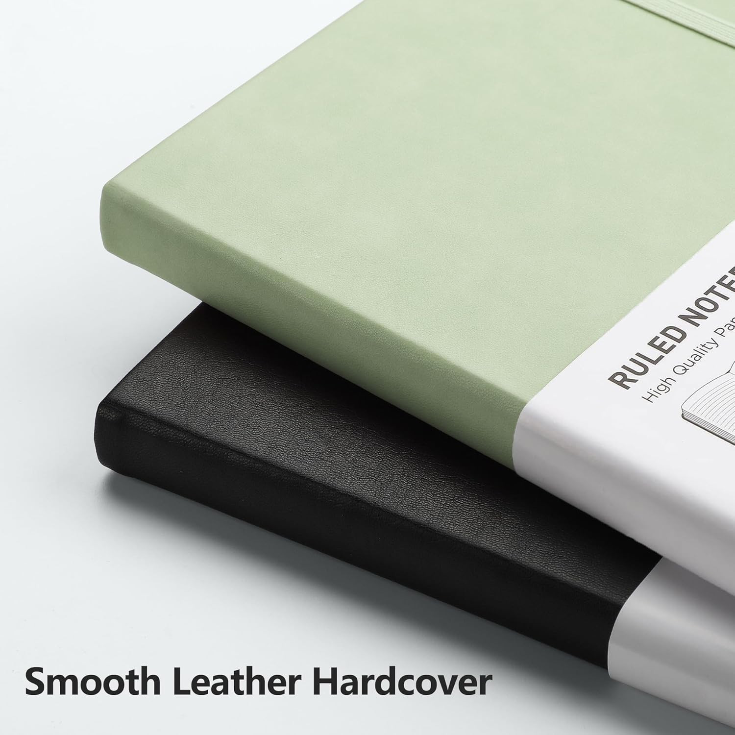 Lined Journal Notebook, 2-Pack, 192 Numbered Pages per Pack, A5 Medium Size (5.7