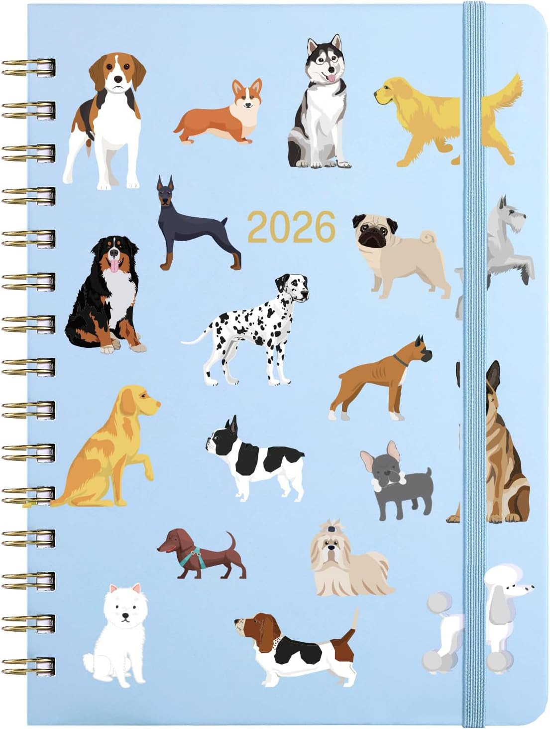 2026 Weekly & Monthly Planner with Tabs, Jan. 2026 – Dec. 2026, 6.5″ X 8.5″, Har