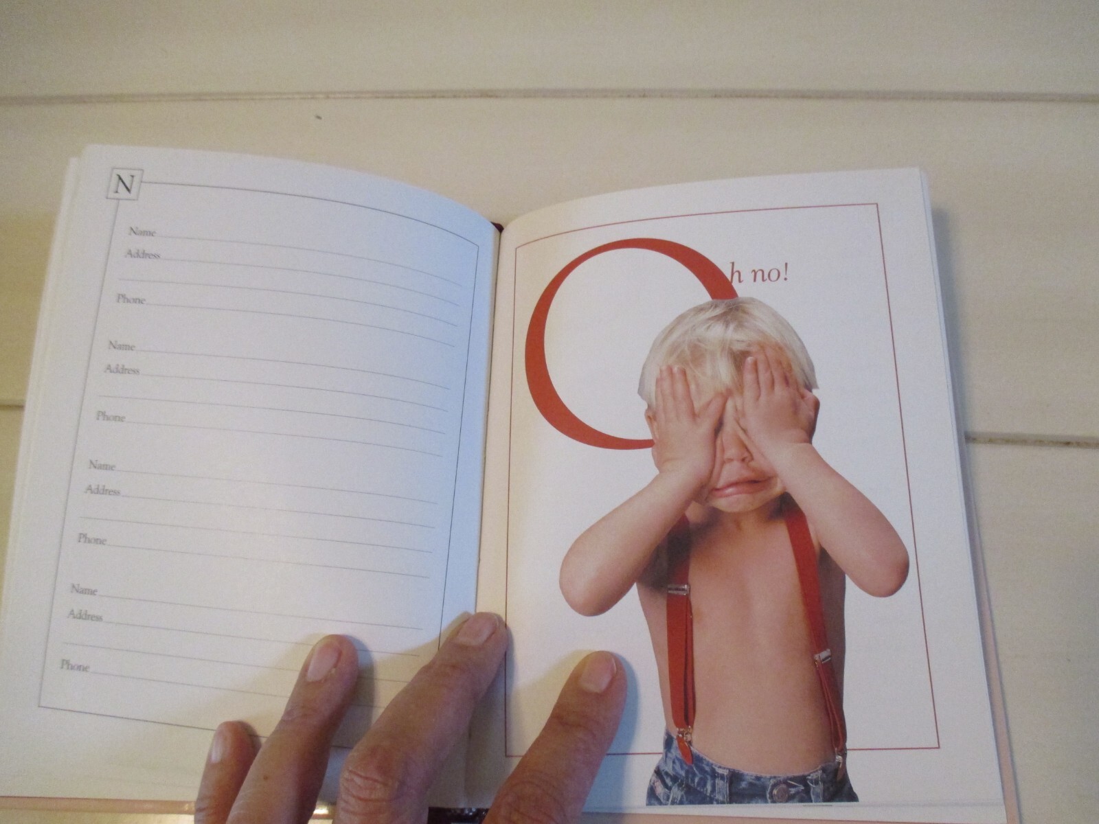 Vintage Anne Geddes 1994 Address Book 5 1/2″X 7 1/2″