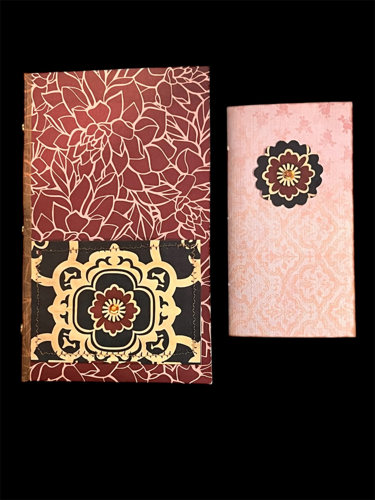 Junk Journal With Coffee Dyed Paper 8×6 Inches