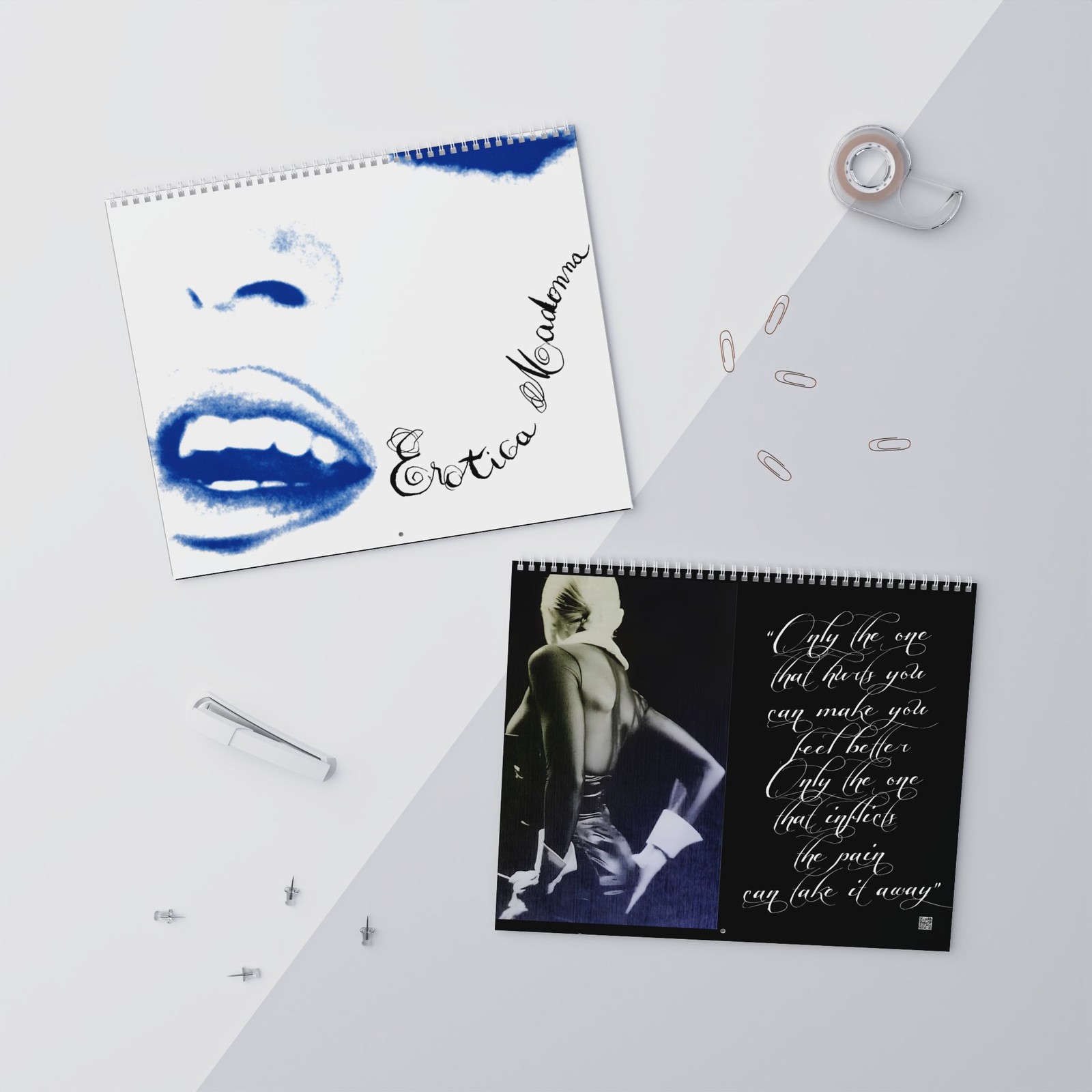Madonna Erotica 2027 Wall Calendar – Home Decor, Music Fan Gifts, Monthly