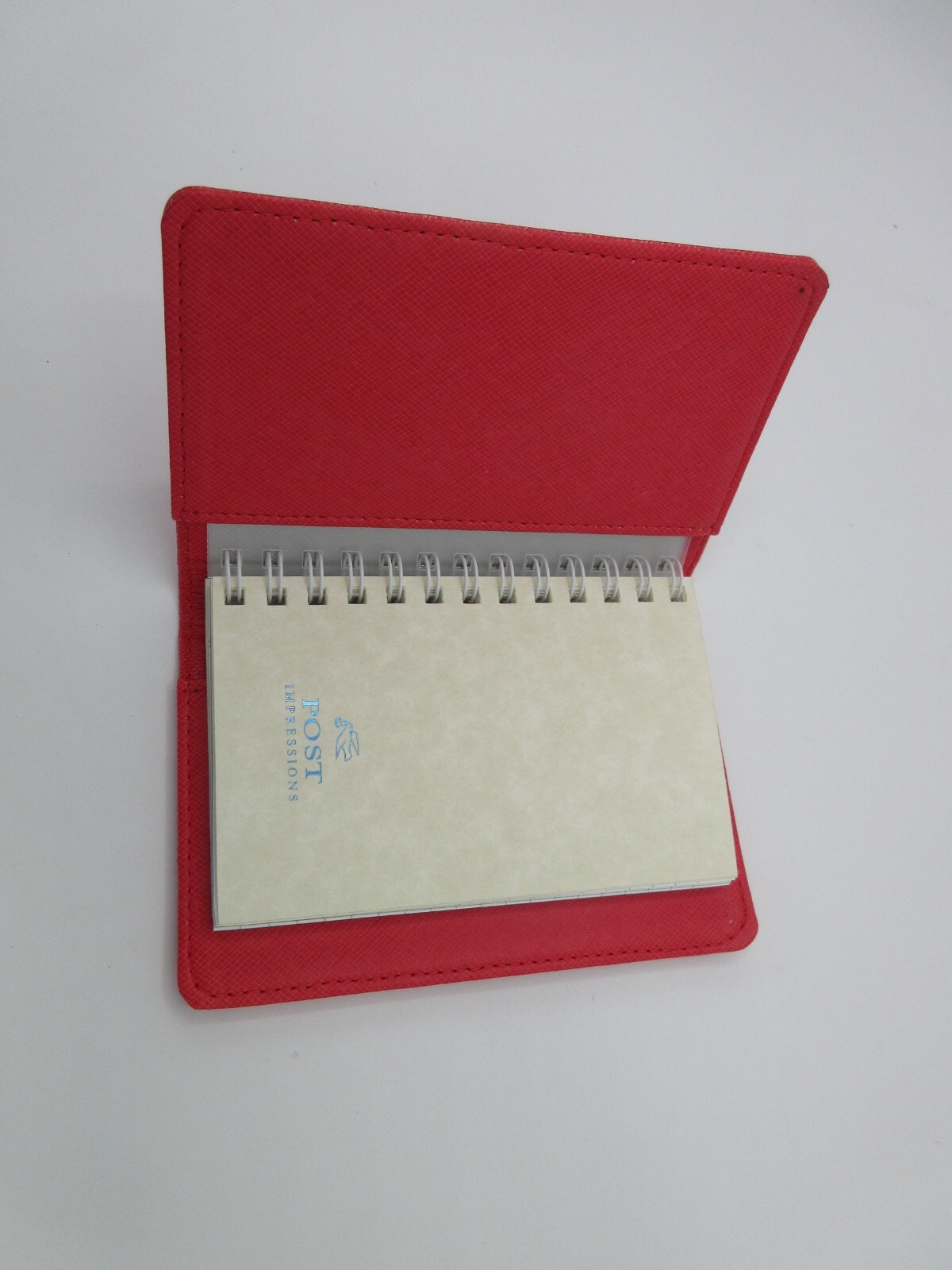 Refillable Notebook Small 3×5″ Spiral Insert 134 Pages Post Impressions PINK