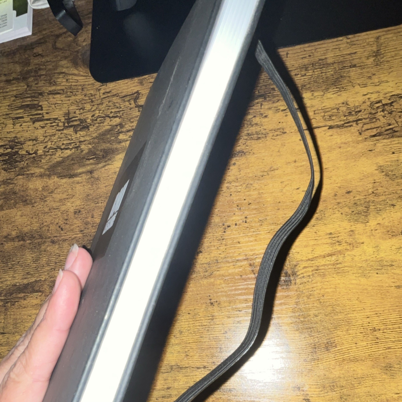 BMI Leisure Black Hardcover Lined Journal Notebook with Elastic Closure