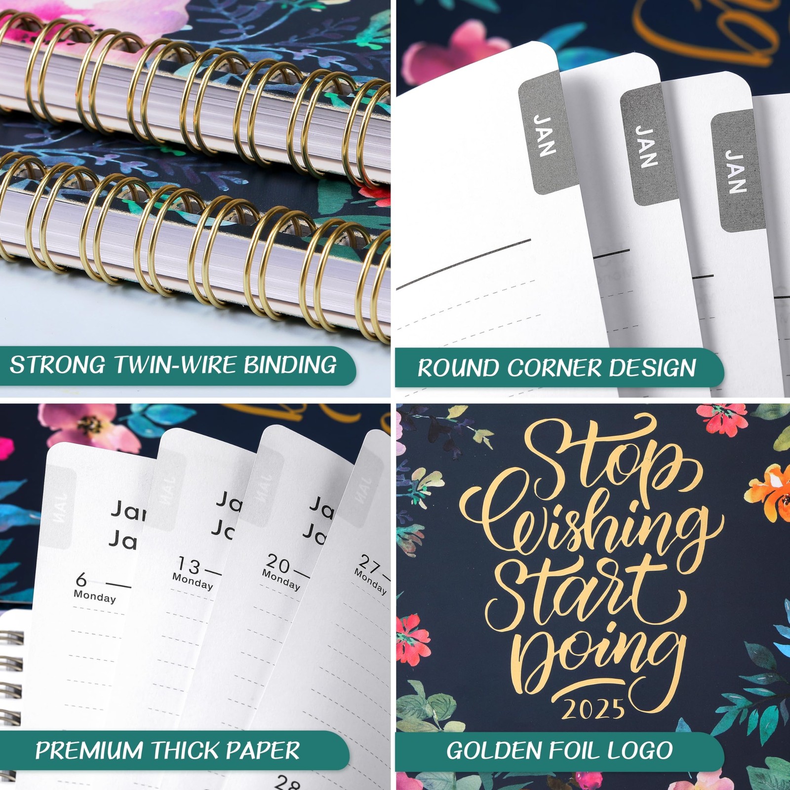 2025 Planner – Planner 2025, JAN. – DEC. 2025, 8” x 10” 2025 Planner Weekly…