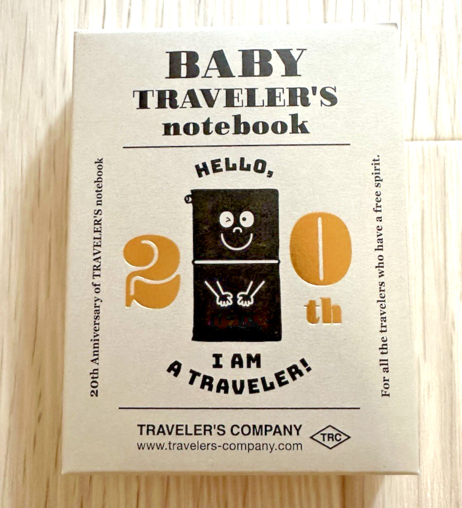 Traveler’s Company TRAVELER’S notebook Baby Black Mini Notebook Kit New