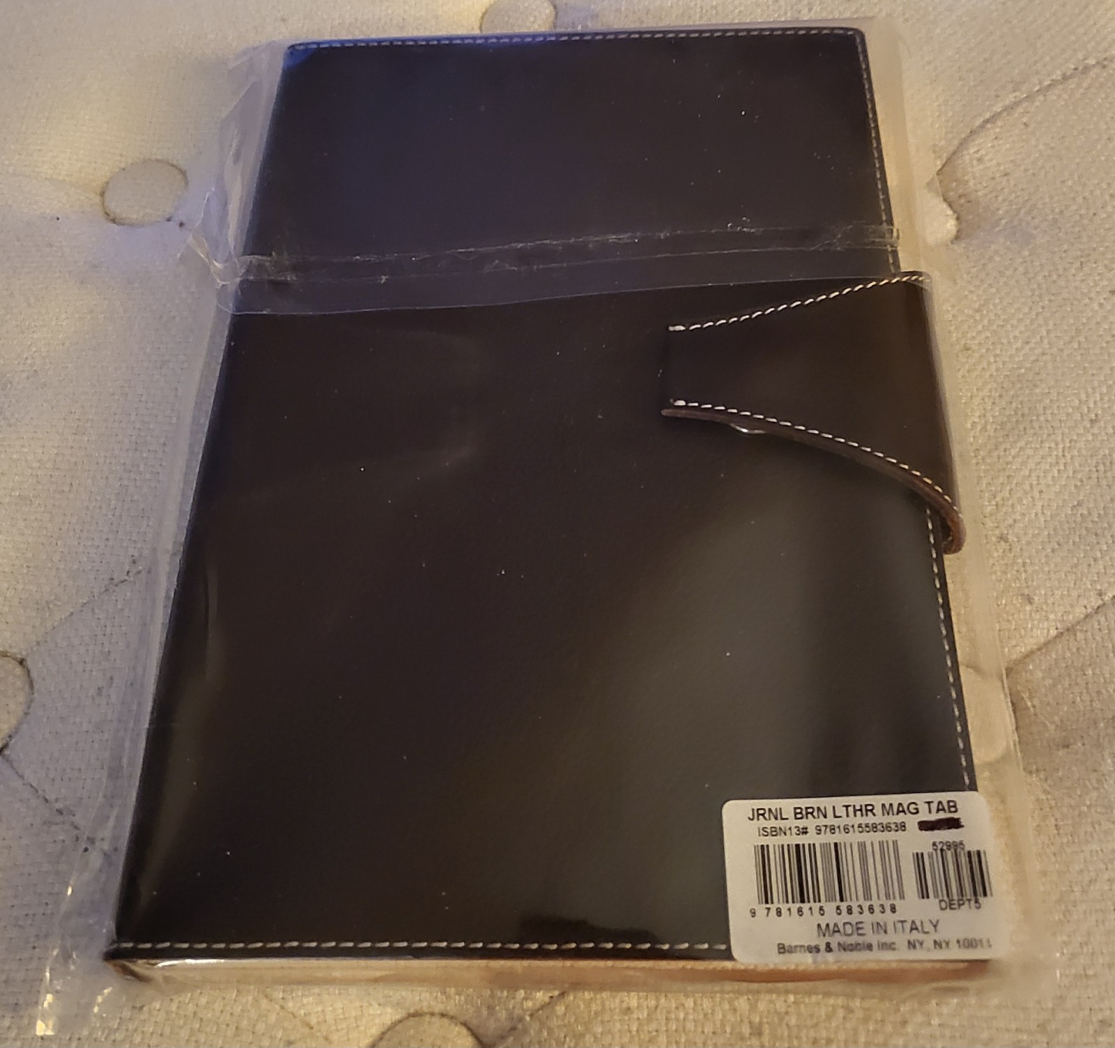HANDMADE GENUINE LEATHER JOURNAL – MAGNETIC CLOSURE – Made in Italy