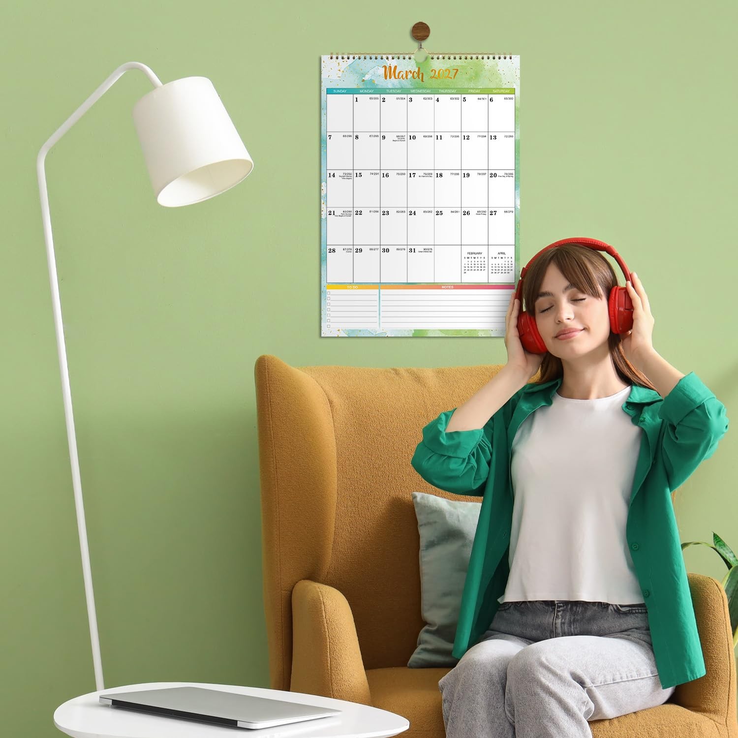 Calendar 2026-2027 – Wall 2026-2027, Jul. 2026 – Dec. 17″ x 12″
