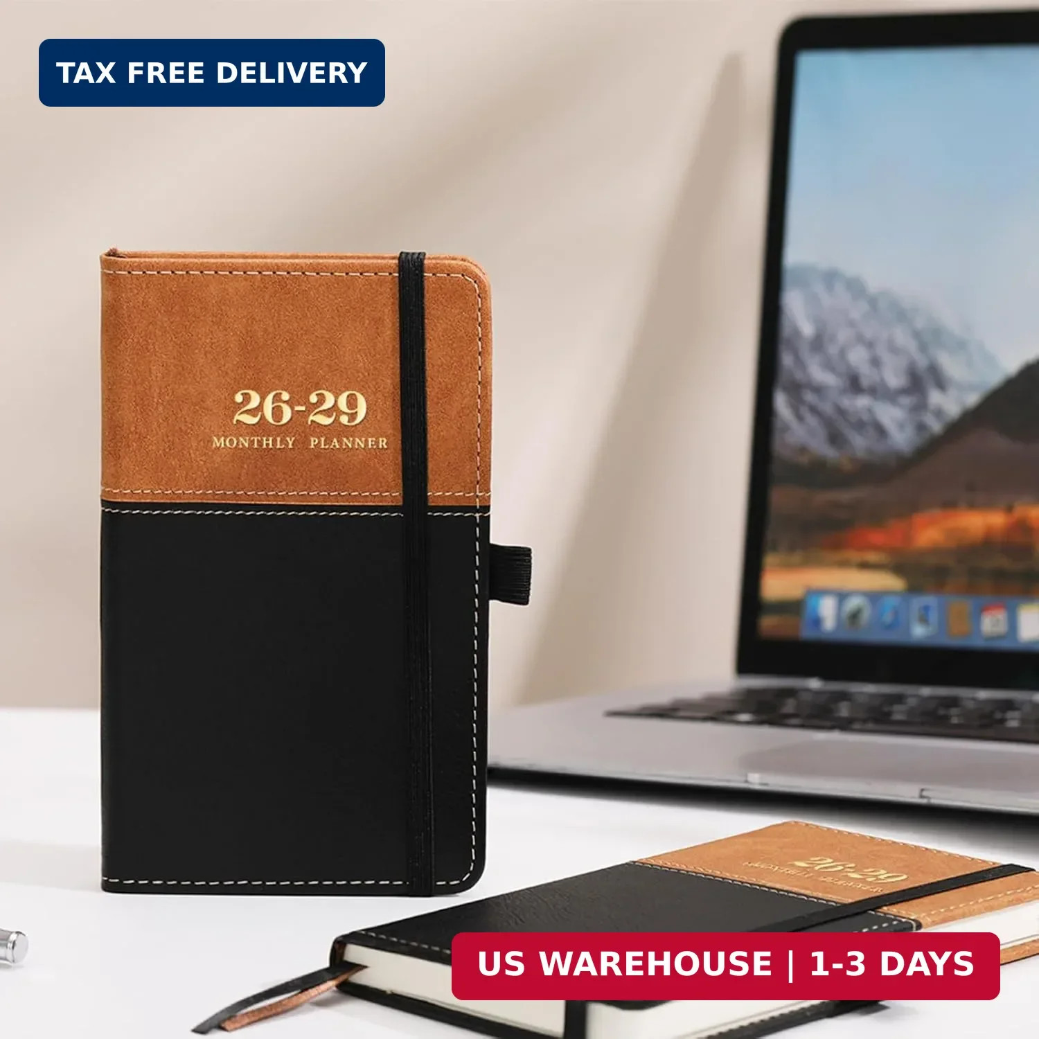 2026-2029 Pocket Calendar/Planner – 3 Year Monthly Pocket Calendar 2026-2029, fr