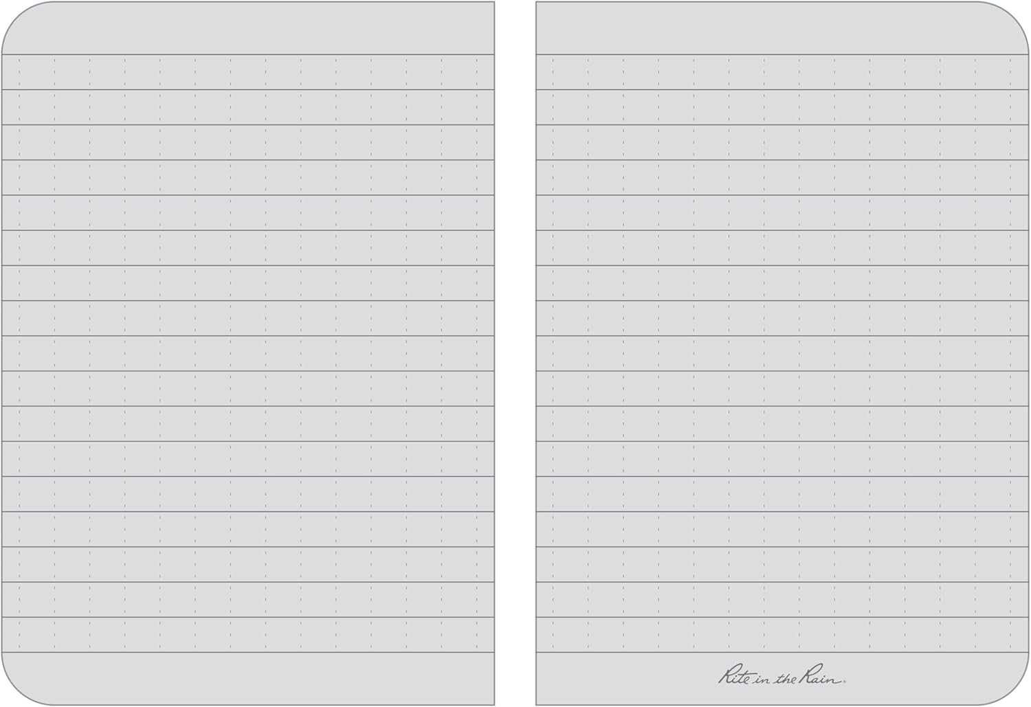 Weatherproof Soft Cover Pocket Notebook, 3.5″ X 5″, Orange Cover, Universal P…