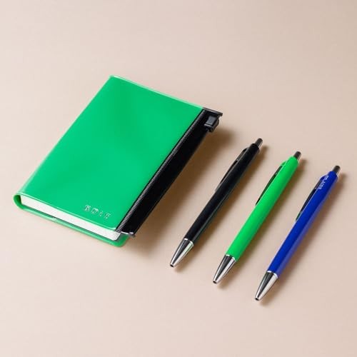 MARK’S EDiT Grid Notebook, B7, with PVC Cover, 5mm, 5mm Diameter