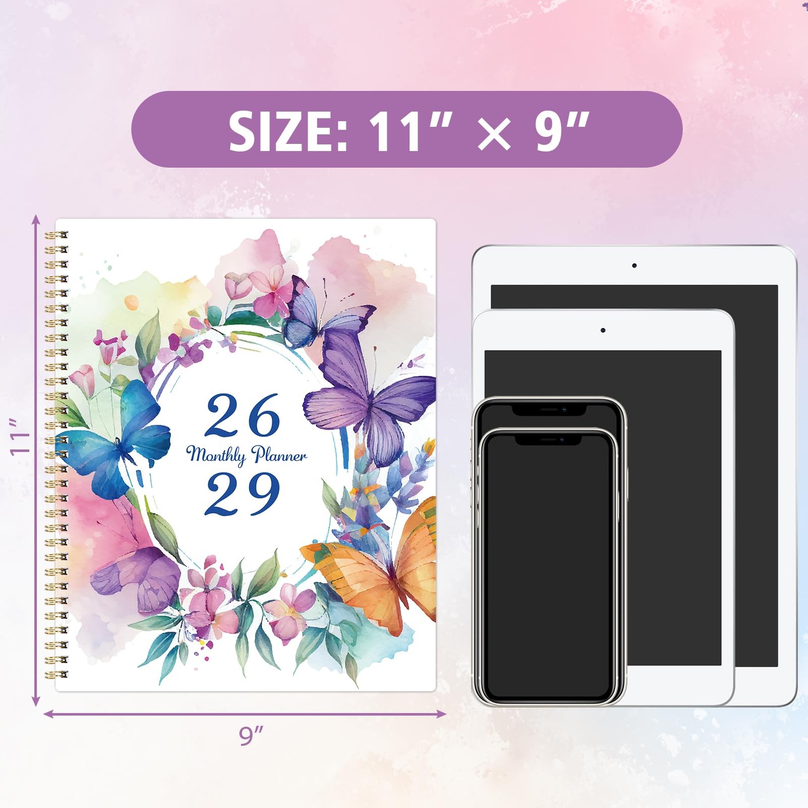 2026-2029 Monthly/Calendar Planner – 3 Year Monthly Planner 2026-2029, July 2…