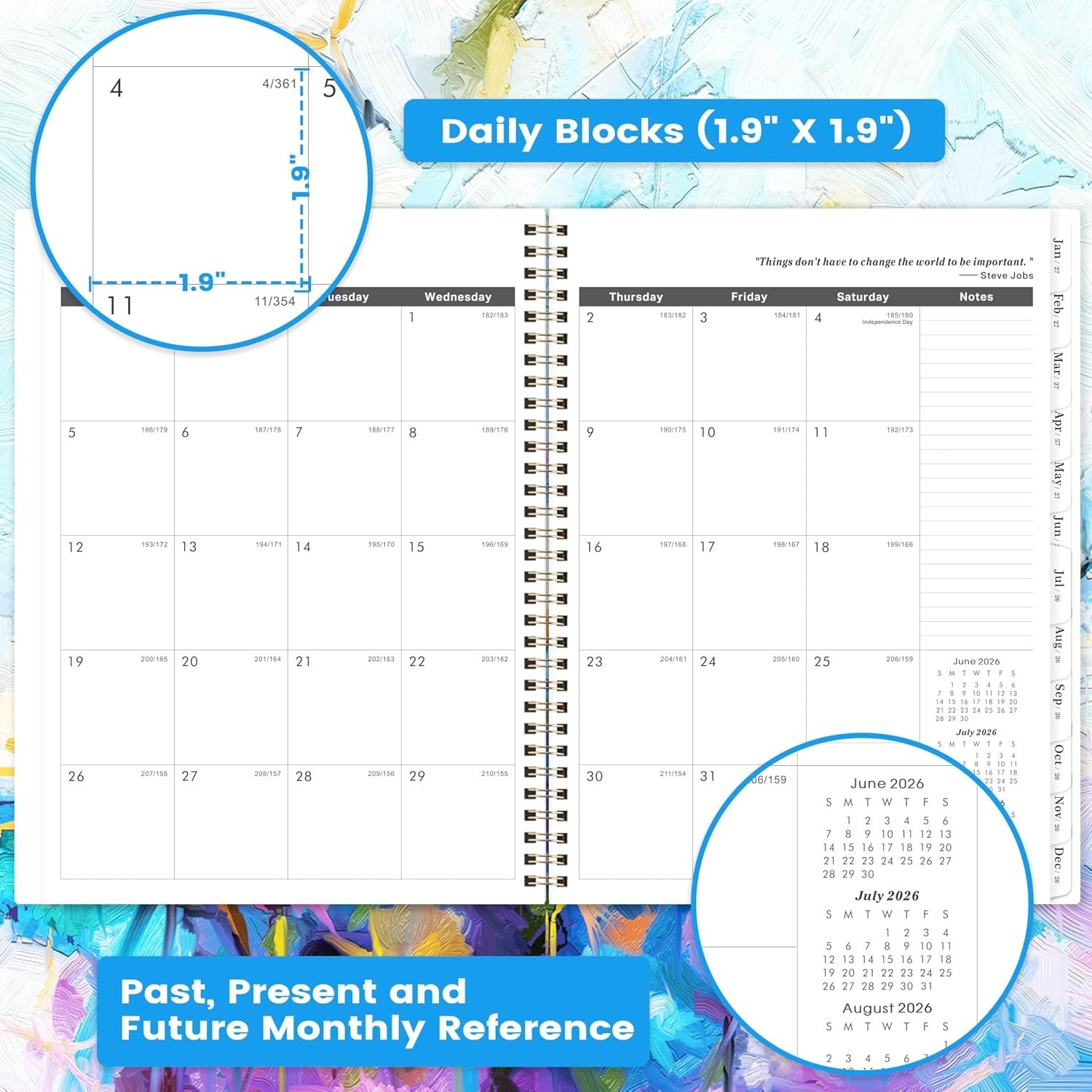 2026-2028 Ultimate 2- Monthly Planner with Pockets & Tabs