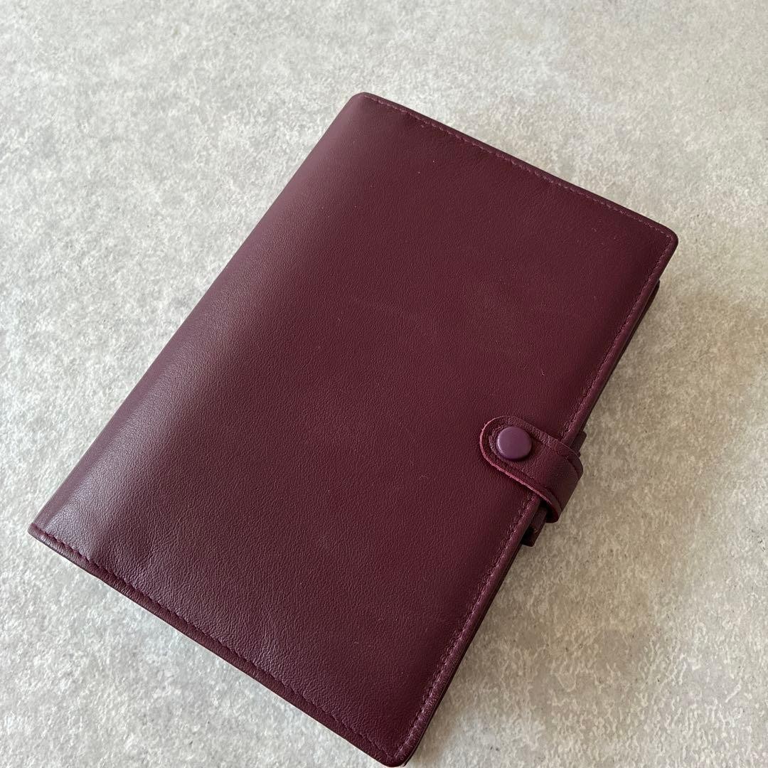 Filofax Vintage Leather Agenda Organizer Planner Cover 185×135mm Unused
