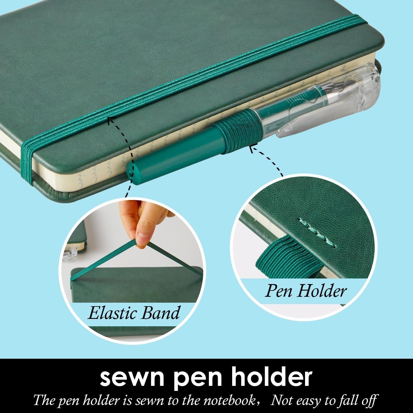 Small Notebook Journals, 3 Pack Mini Pocket Note pads for Men & Women Writing…