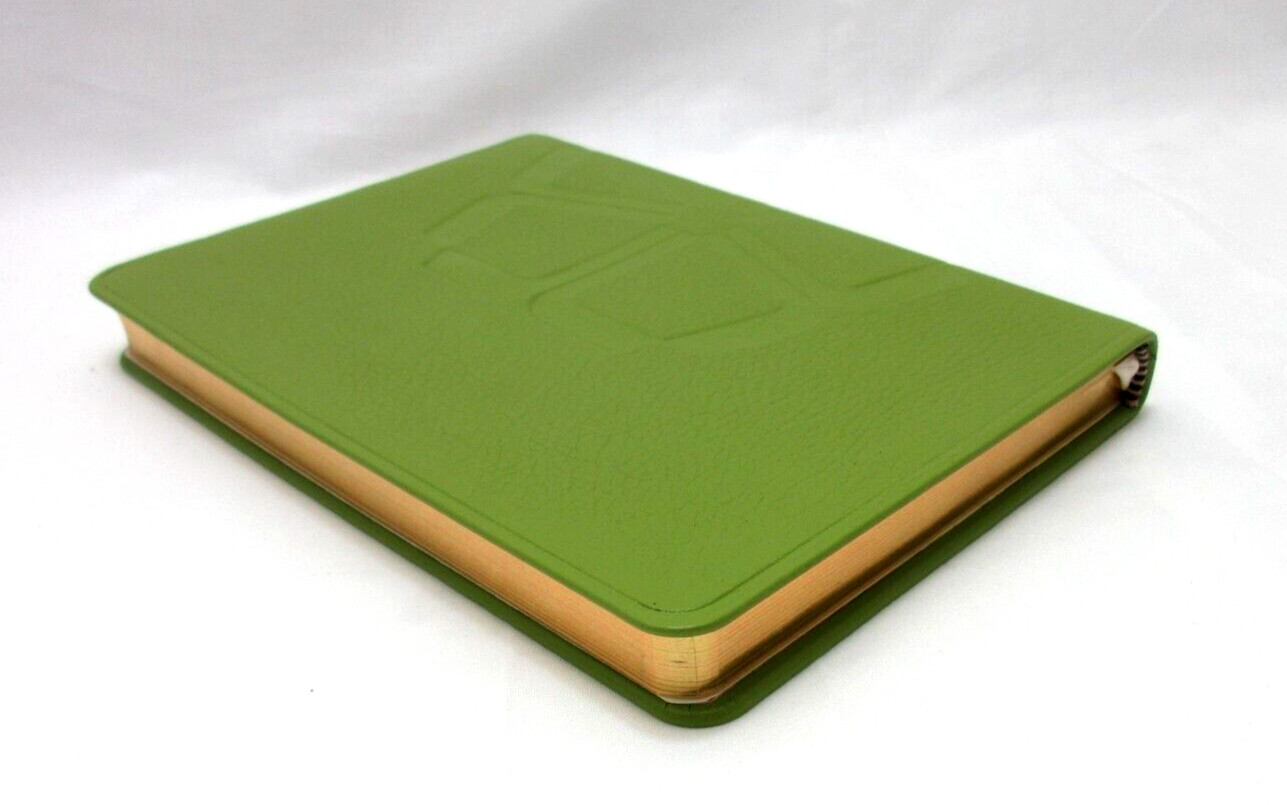 Journal 7″ Leather Softcover 224 Lined Pages Trina Turk Travel Green