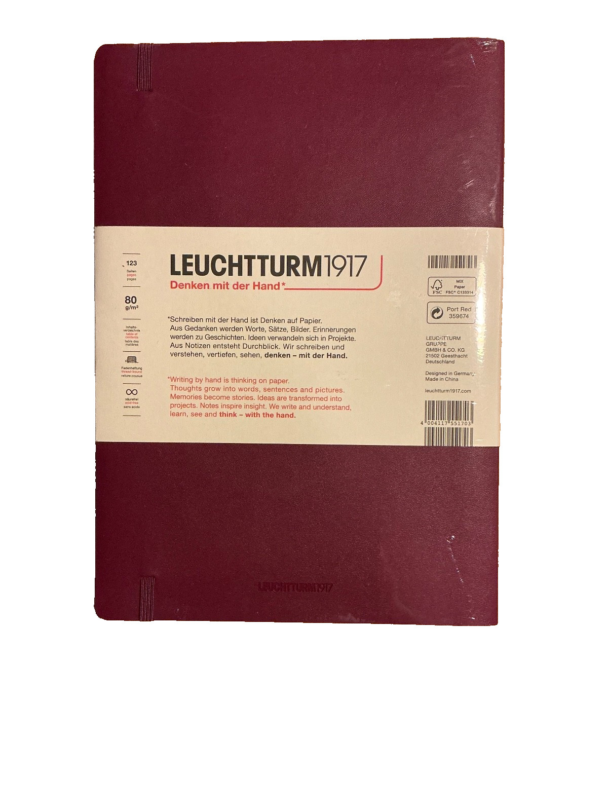 Leuchtturm 1917 Soft Cover Plain Notebook