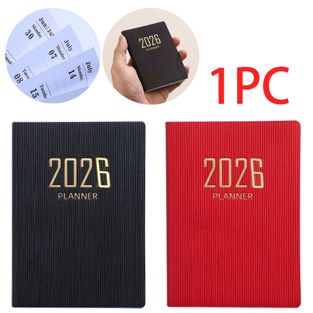 A7 Specification 2026 Planner Book Mini Portable Pocket Daily Pocket Notebook US