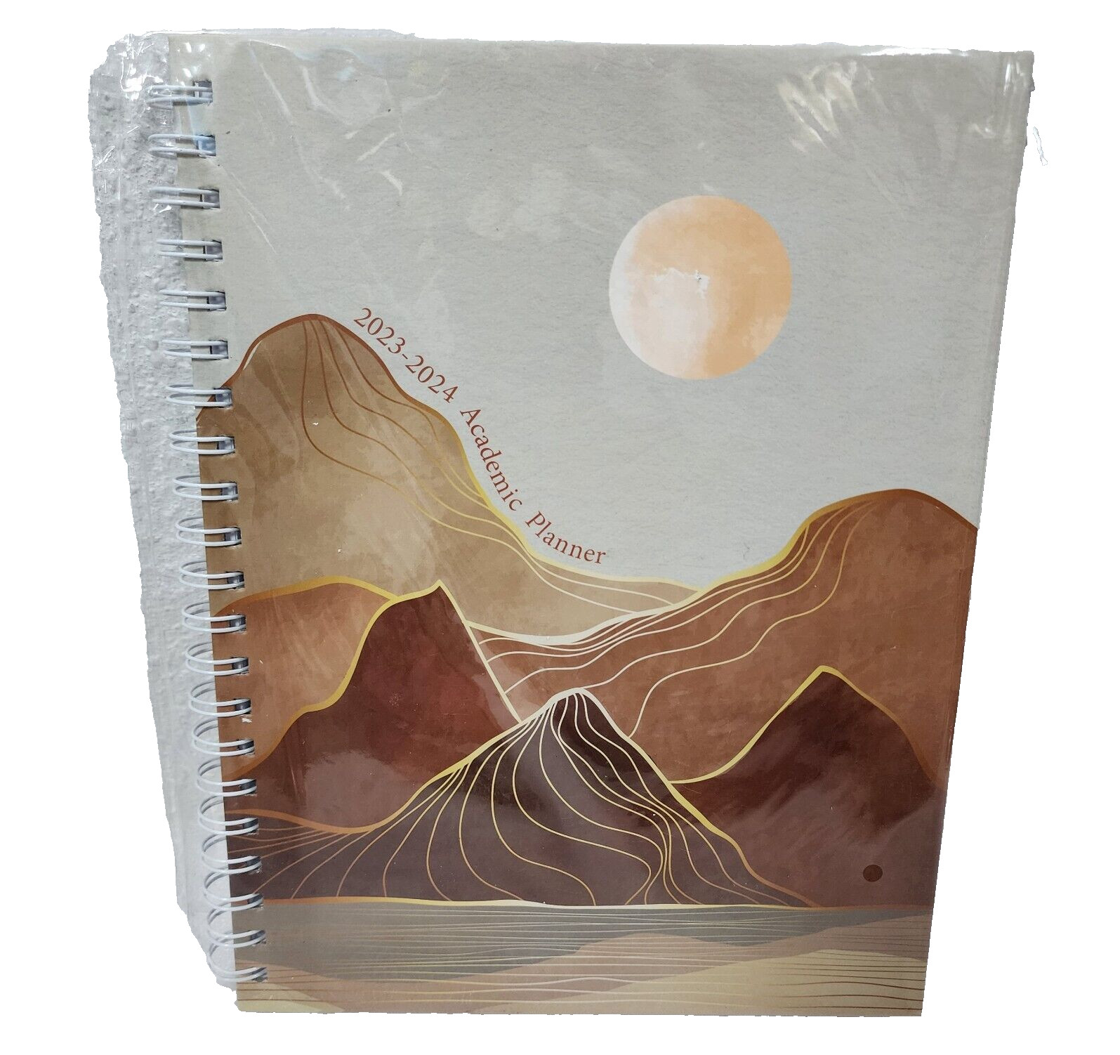 LACCHOUFEE Teacher Academic Planner 2023-2024 Hardcover, Twin-Wire Binding