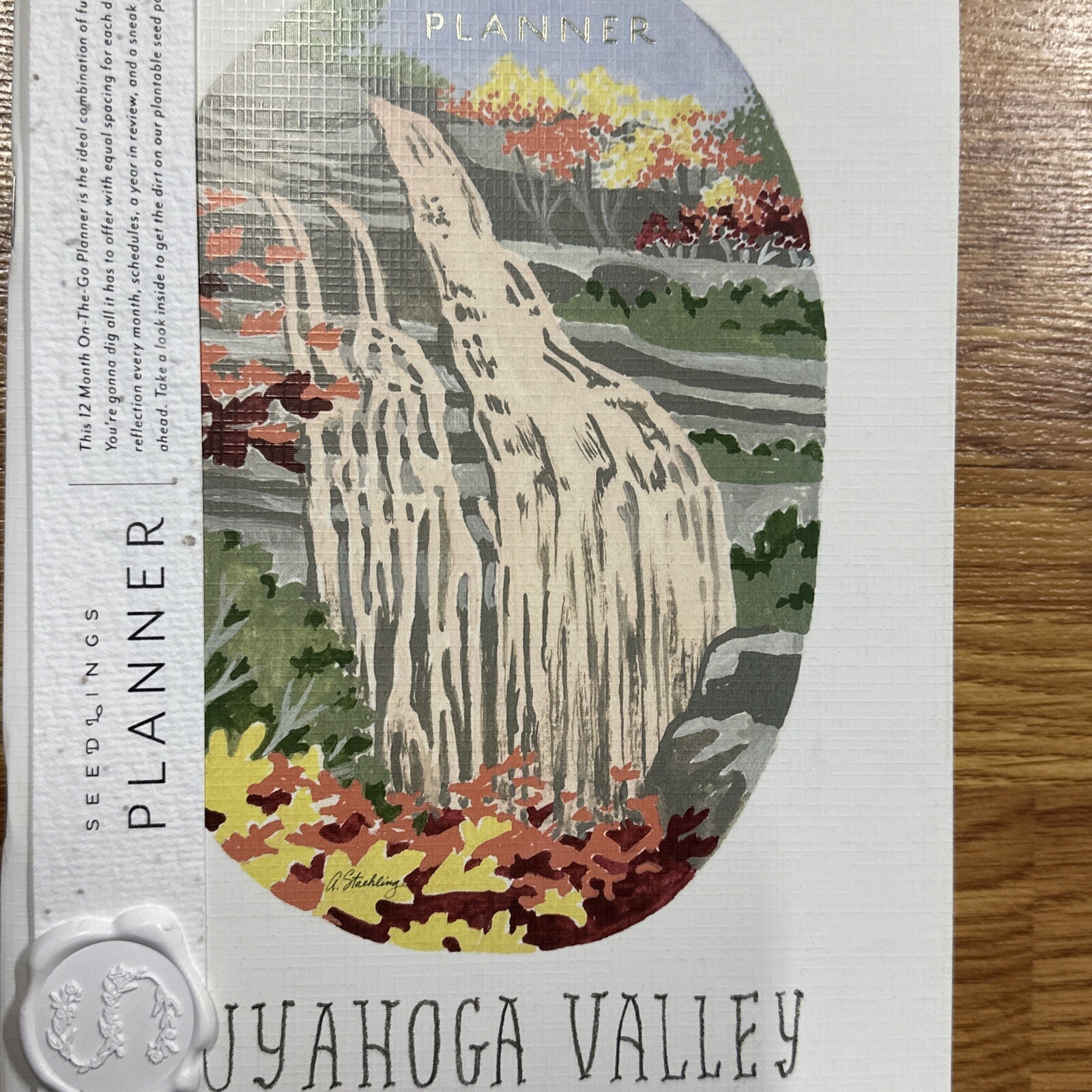 Seedlings 2023 Planner Cuyahoga Valley and 2023 Fortune Calendar Mini Magnet