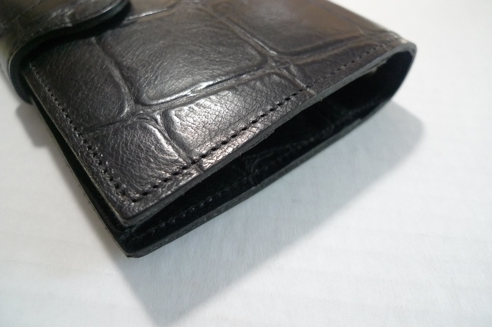 MULBERRY – POCKET BOOK AGENDA – MADE @ UK – BLACK CONGO LEATHER – NEW OLD STOCK