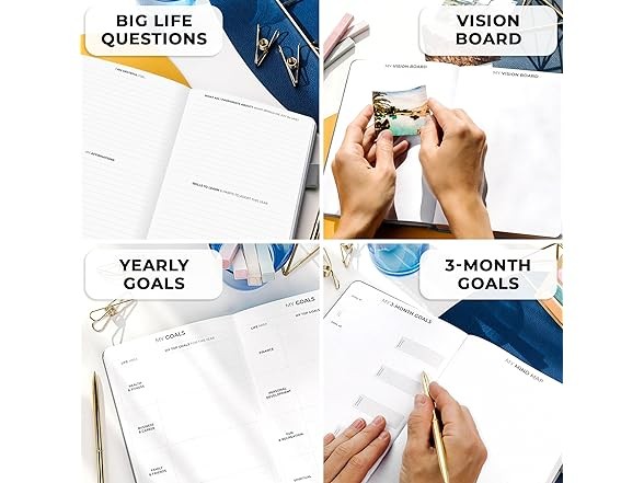 Clever Fox Premium Weekly & Monthly Planner Gray A5 (5.8” x 8.3”)
