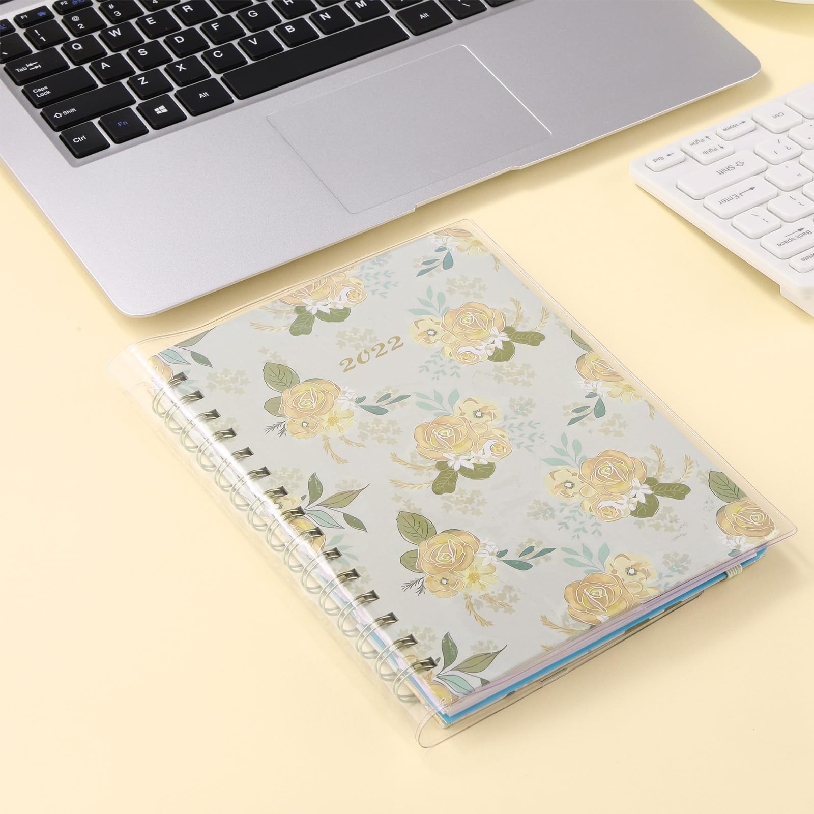 4 Pack A5 Transparent Waterproof Planner Covers – Clear Jelly Notebook Sleeves f