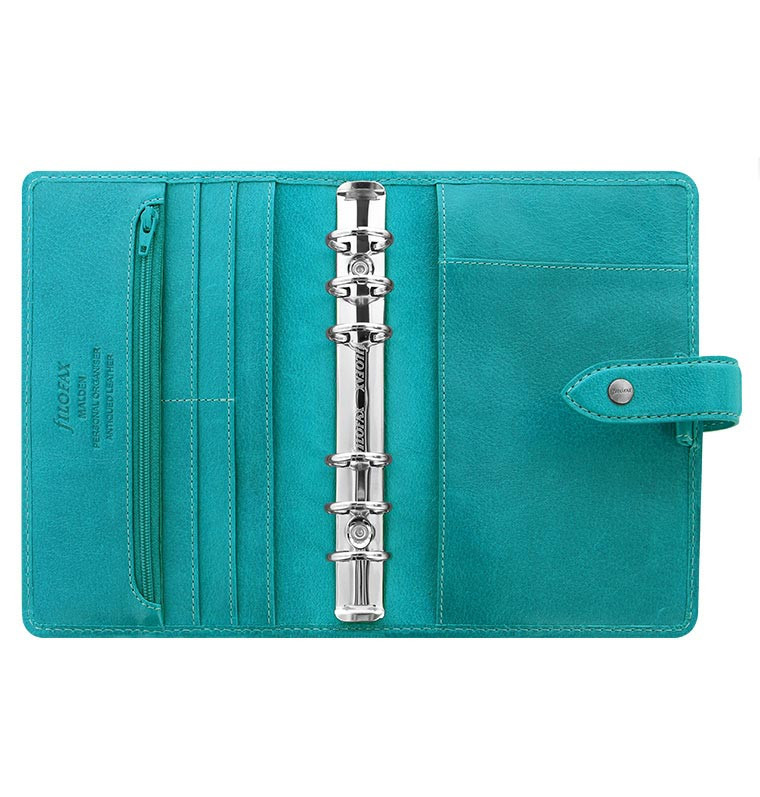 Filofax A6 Personal Size Malden Organiser Planner Diary Plan Blue Leather-026026
