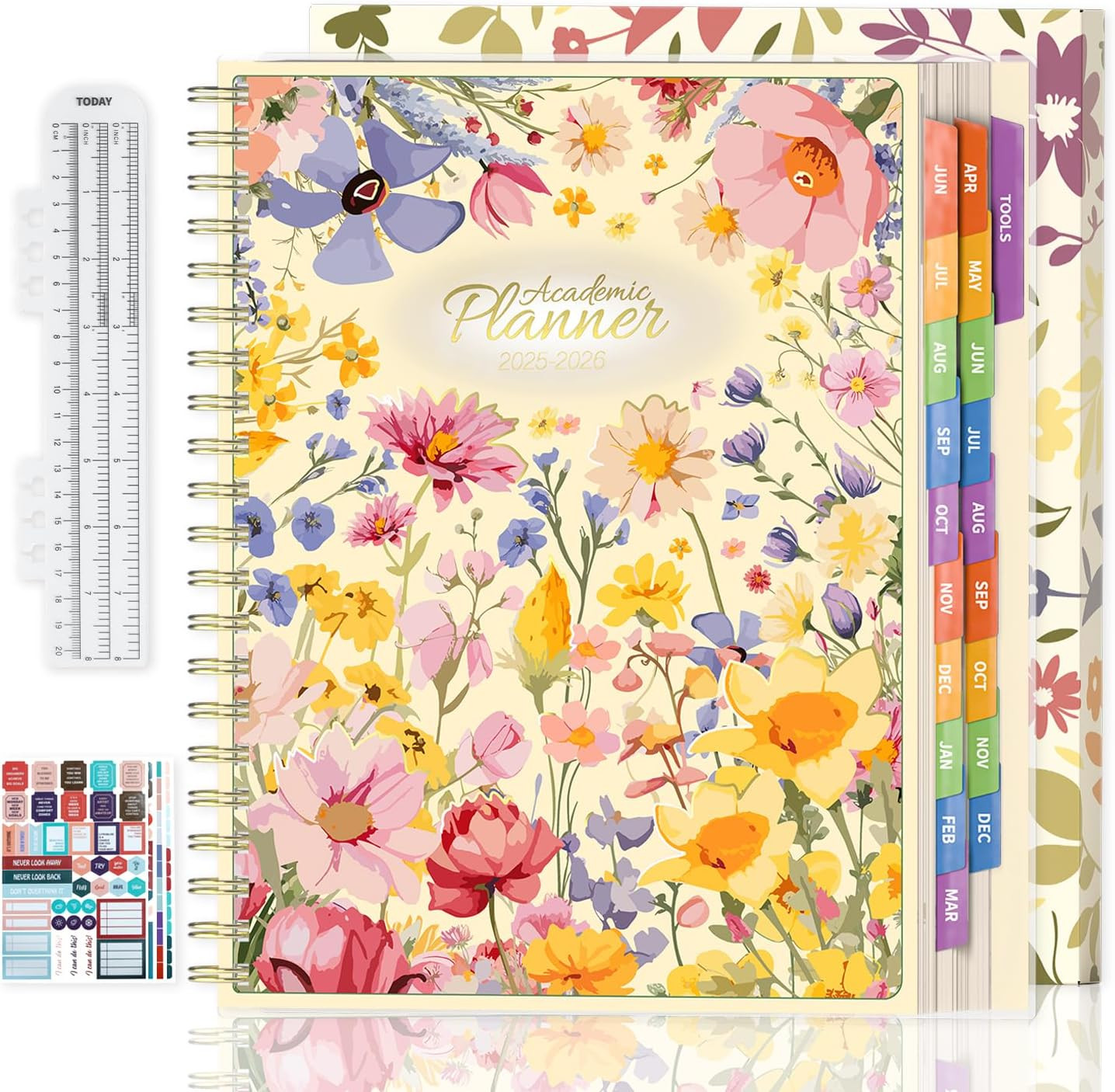 19 Months Academic Year Planner 2025 – 2026, Jun.25 – Dec.26 School Weekly an…