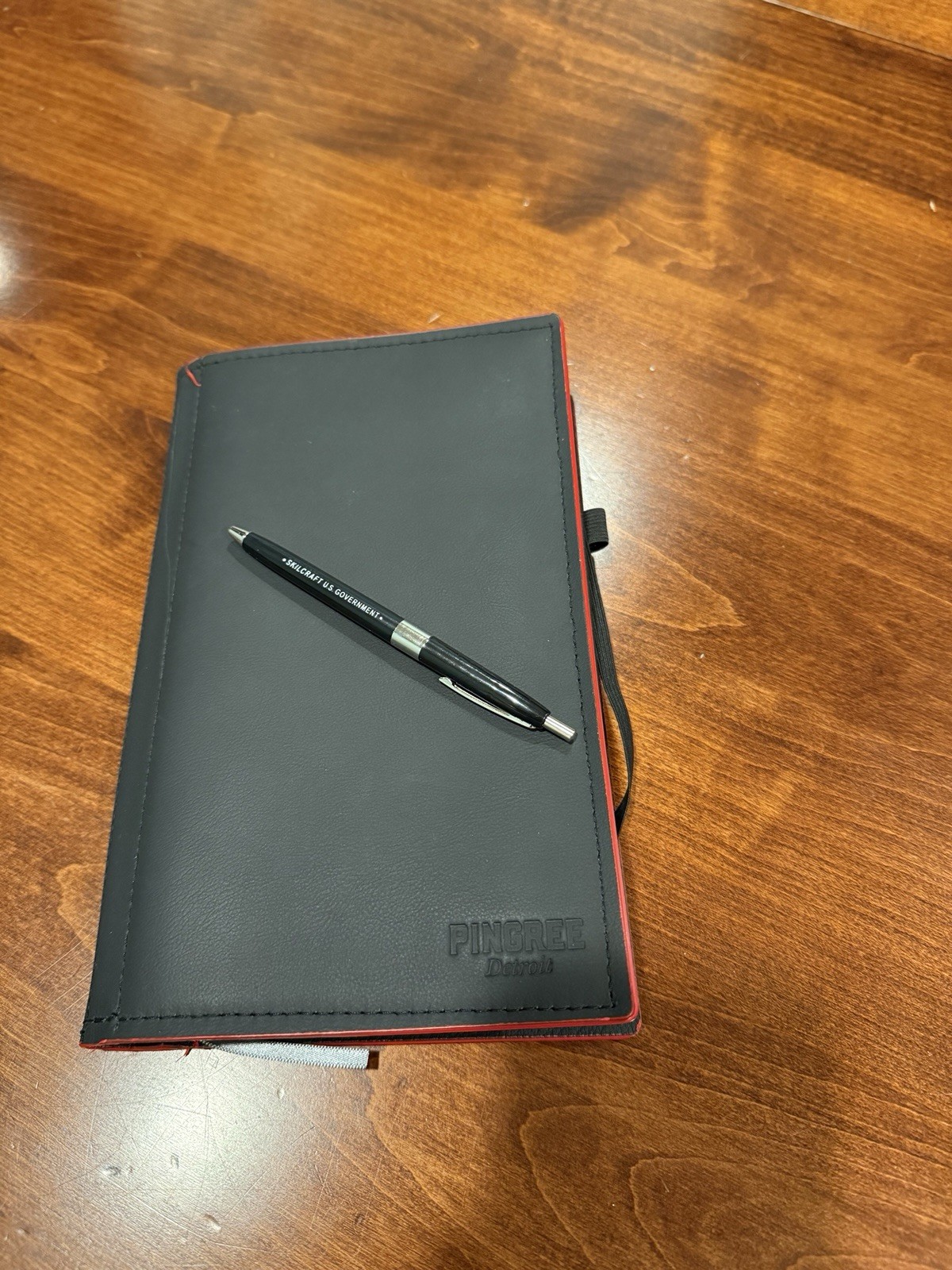 Pingree Detroit Work Folio, Recycled Automotive Leather, Made In Detroit, Unused