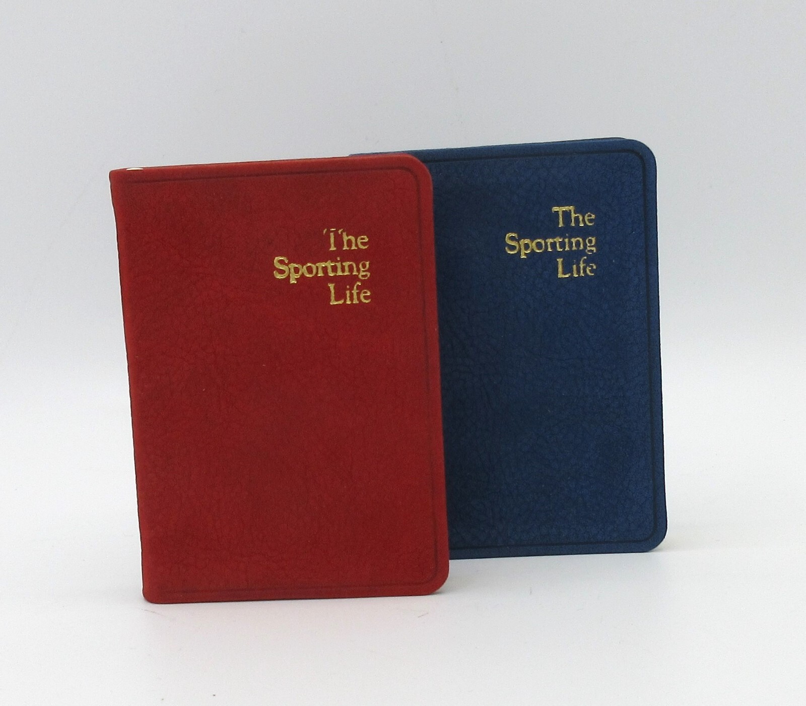 Mini 3×4″ Datebook Notebook The Sporting Life Suede Cover Post Miniatures RED