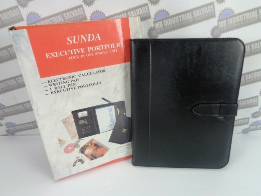 SUNDA Executive Portfolio – Black- FOUR IN ONE SINGLE UNIT (NEW in BOX)