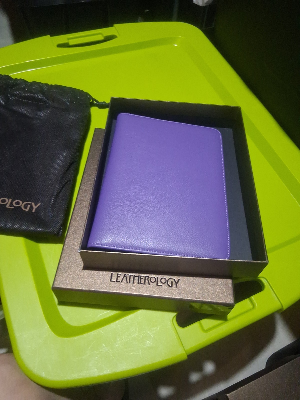 Leatherology Purple Junior Portfolio