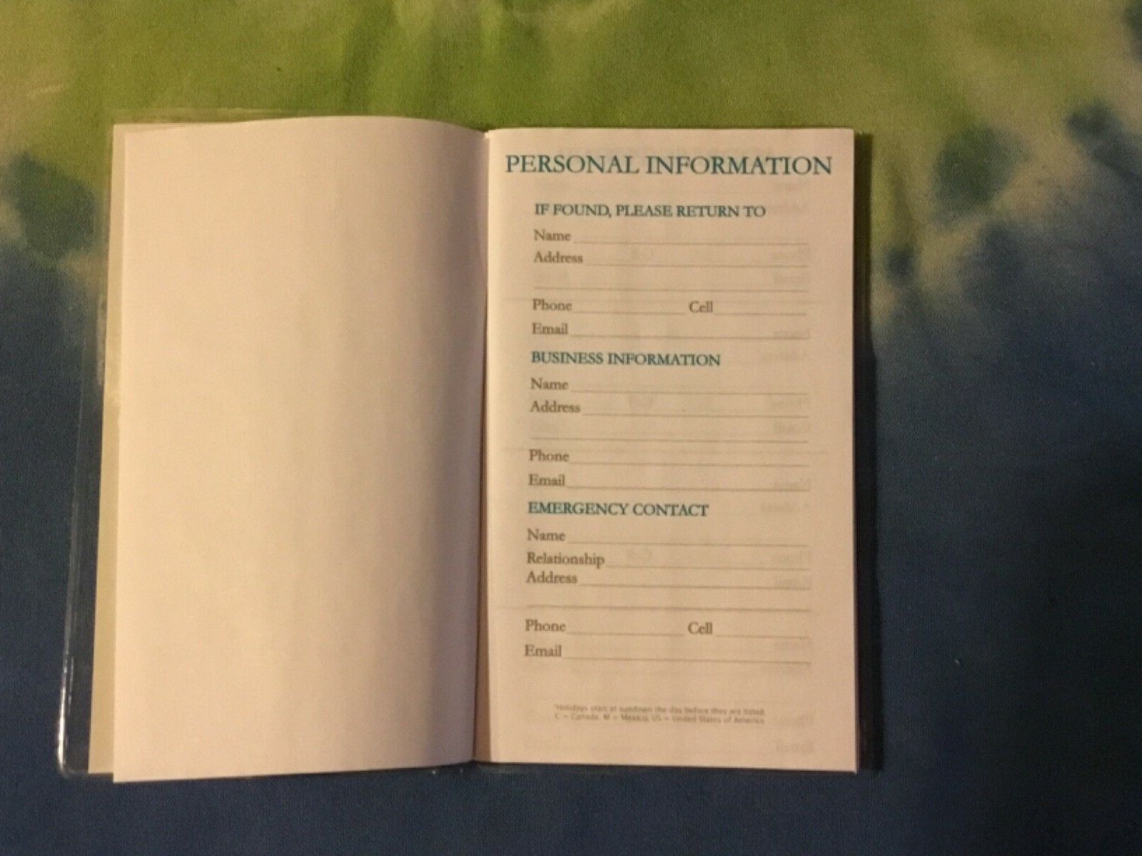 2020 Weekly Planner Calendar Organizer Agenda Pocket/Purse Size 6 3/16 x 3 5/8″