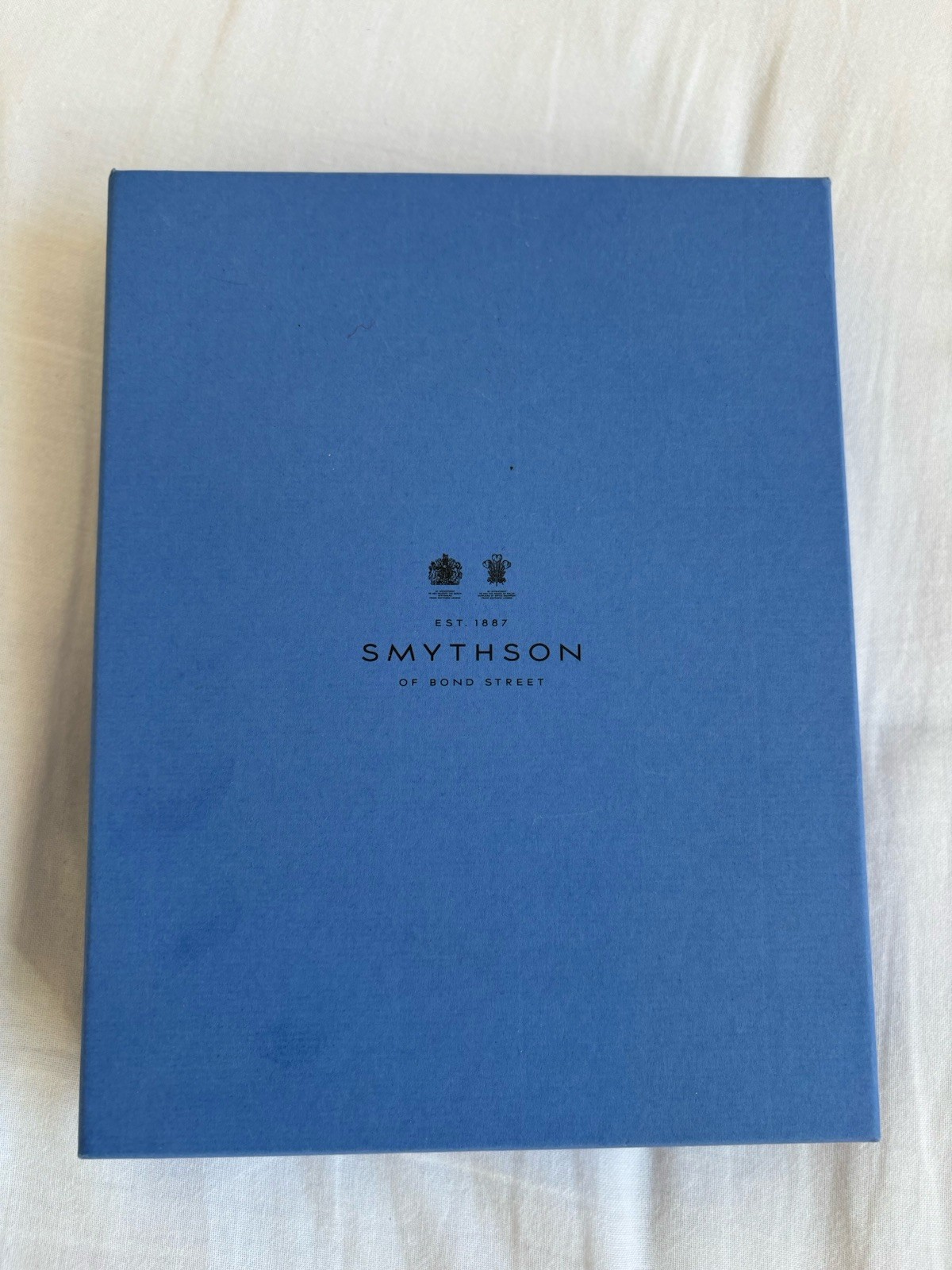 NIB Smythson of Bond Street Small Visitors Book in Pink Pebbled Leather Gilded