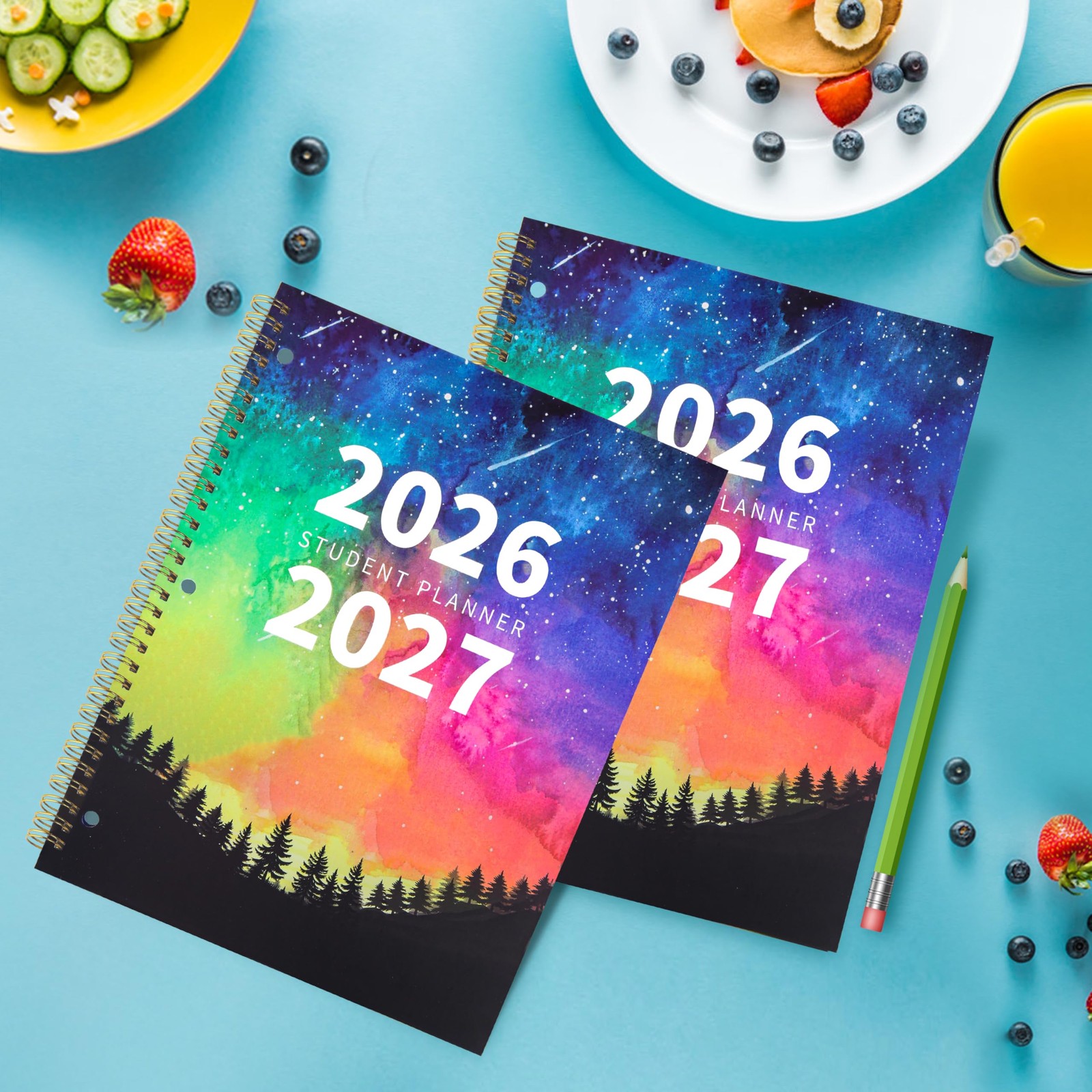Student Planner 2026-2027 – Monthly and Weekly 8.2″ x 10.7″, Multicolor