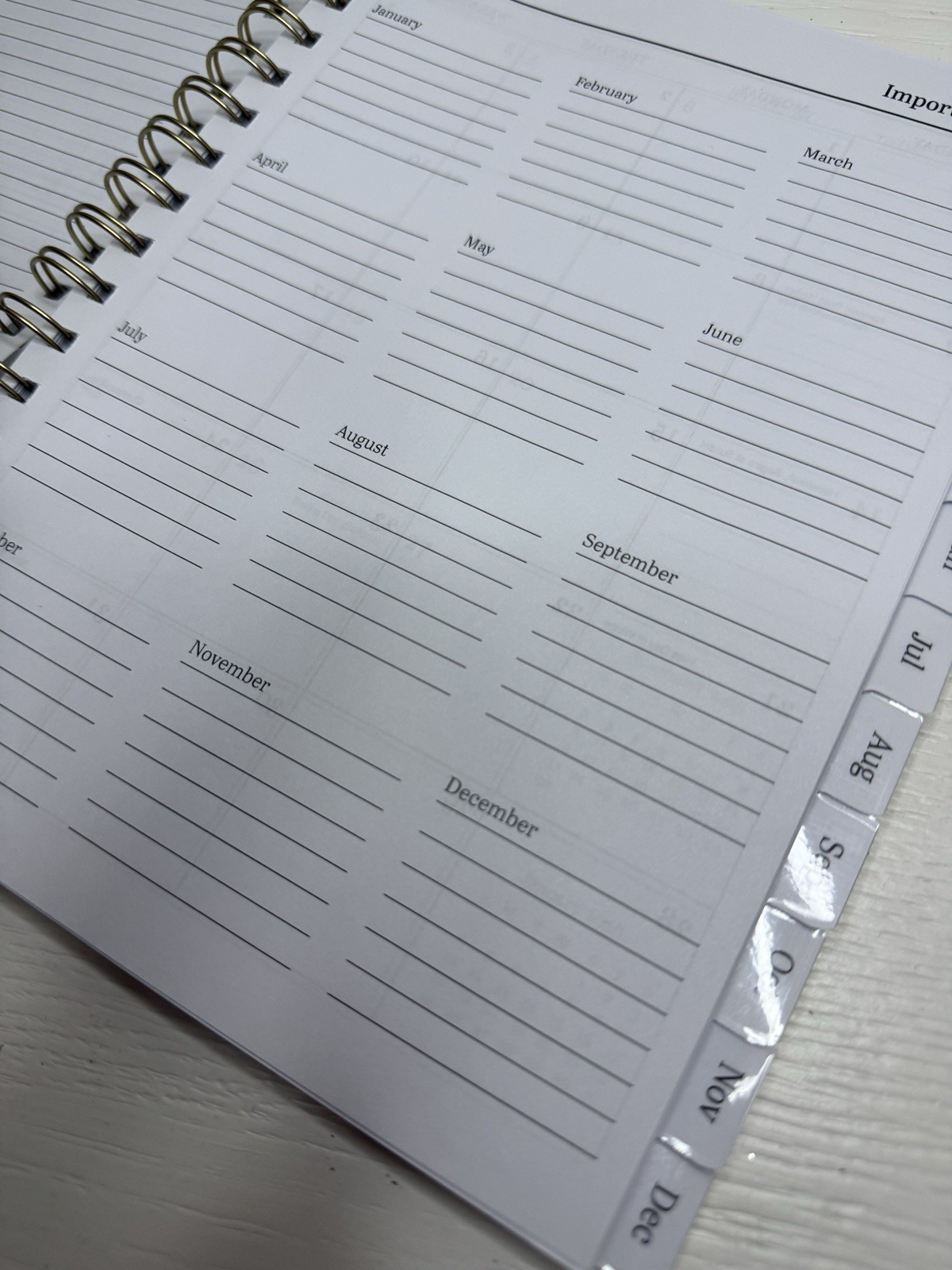 Recollections 2026 Weekly/Monthly Planner 7 x 9 in Yellow Striped Ciao