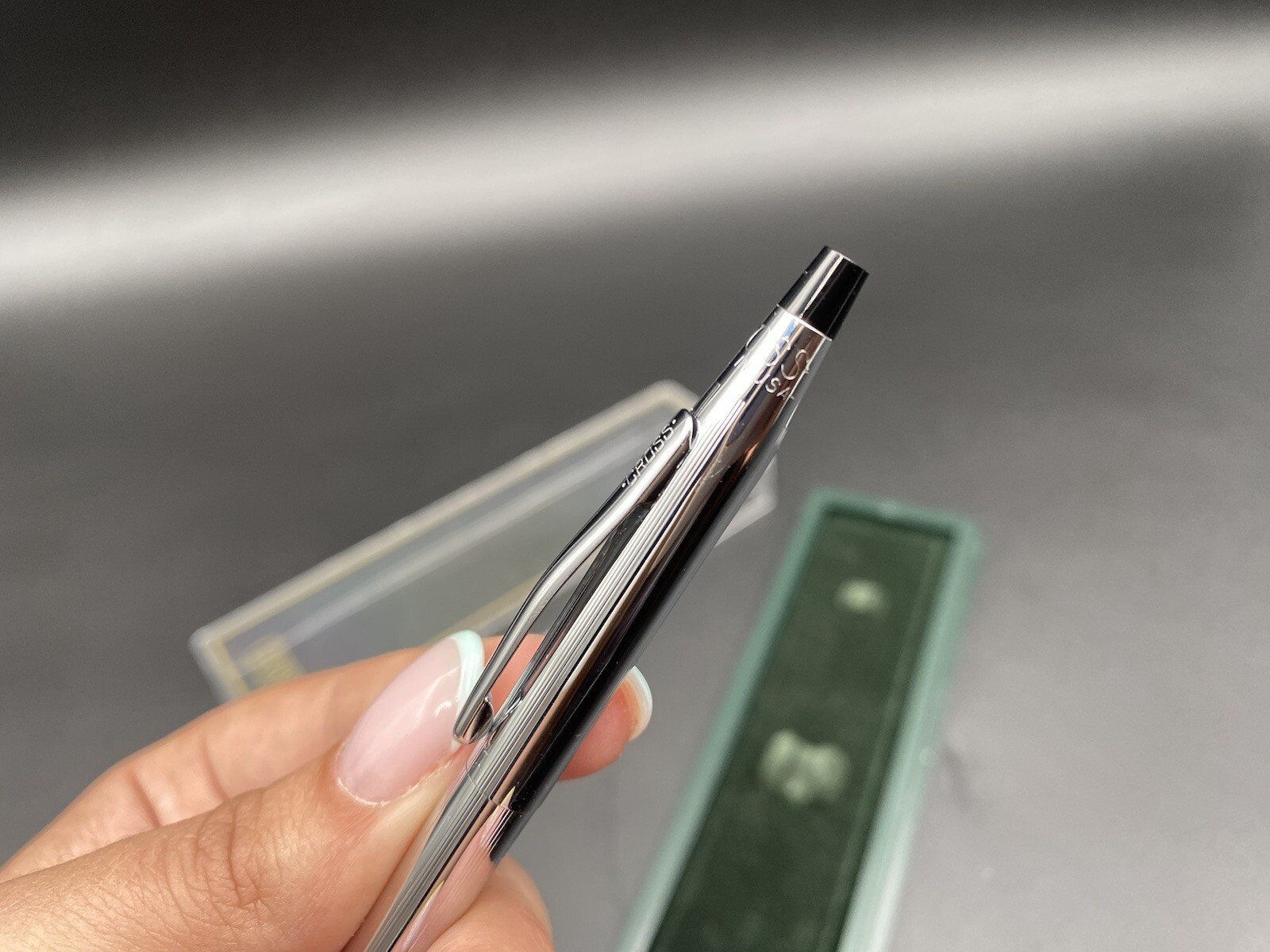 Cross Click Ballpoint Silver Pen
