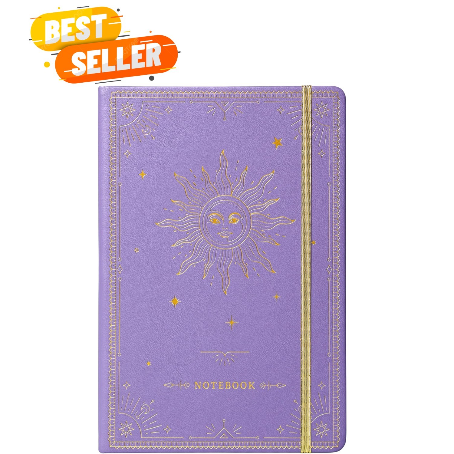 Classic Purple Faux Leather Journal – 144 Pages of Water-Resistant Writing Bliss