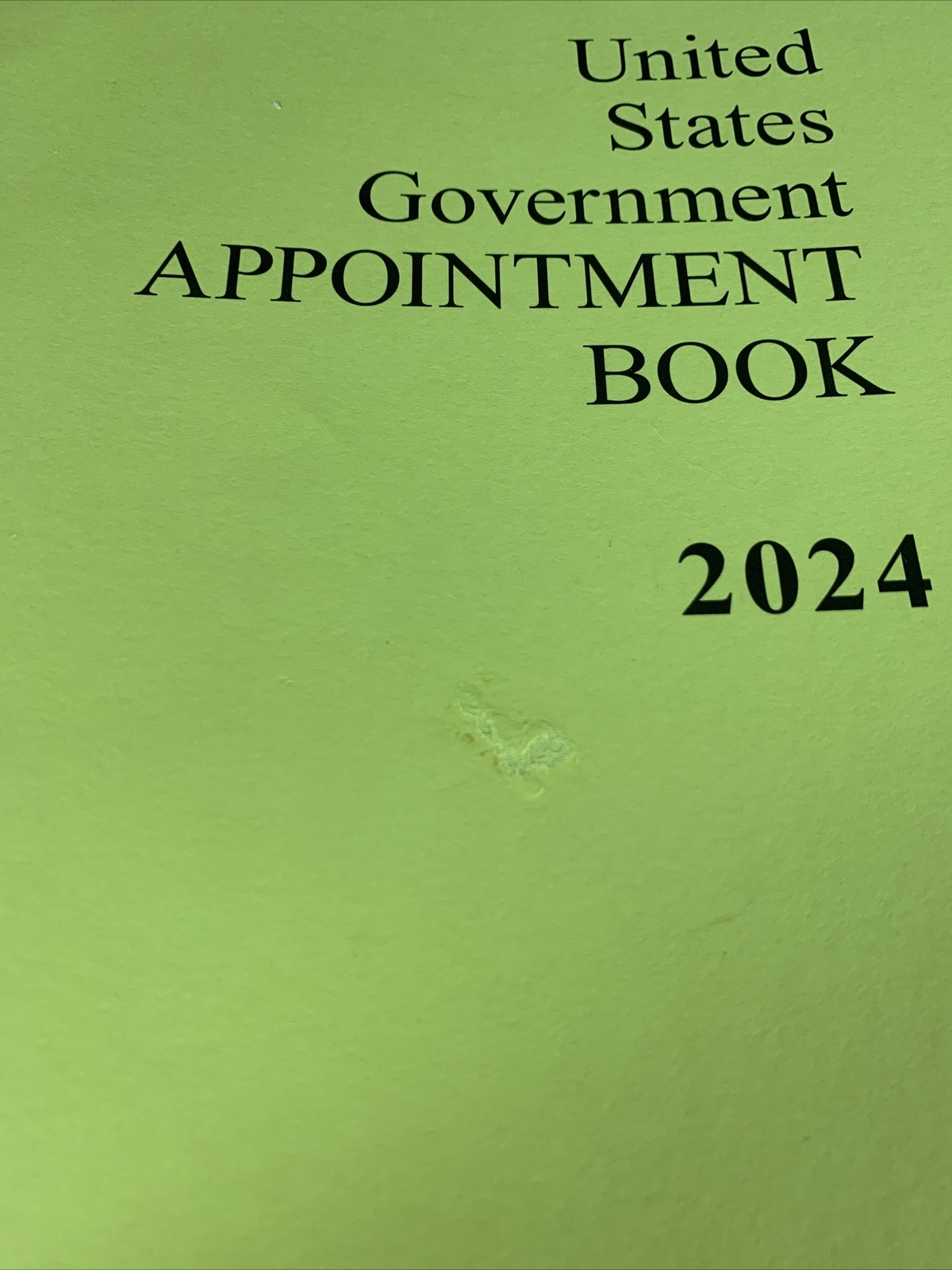 Unicor US Government 2024 Appointment Book, Each [READ DESCRIPTION]