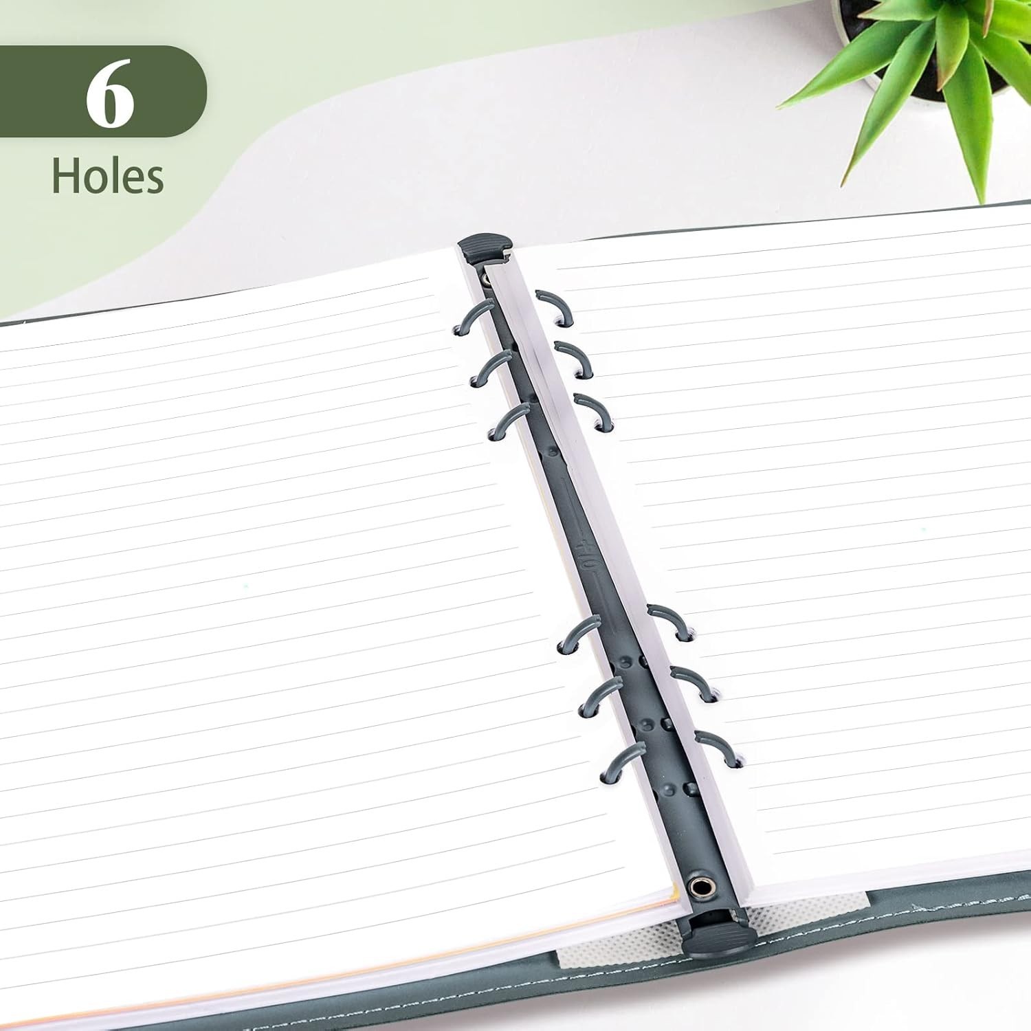 A6 Refill Paper, Planner Inserts for A6 Binder Budget Planner Journals Notebook,