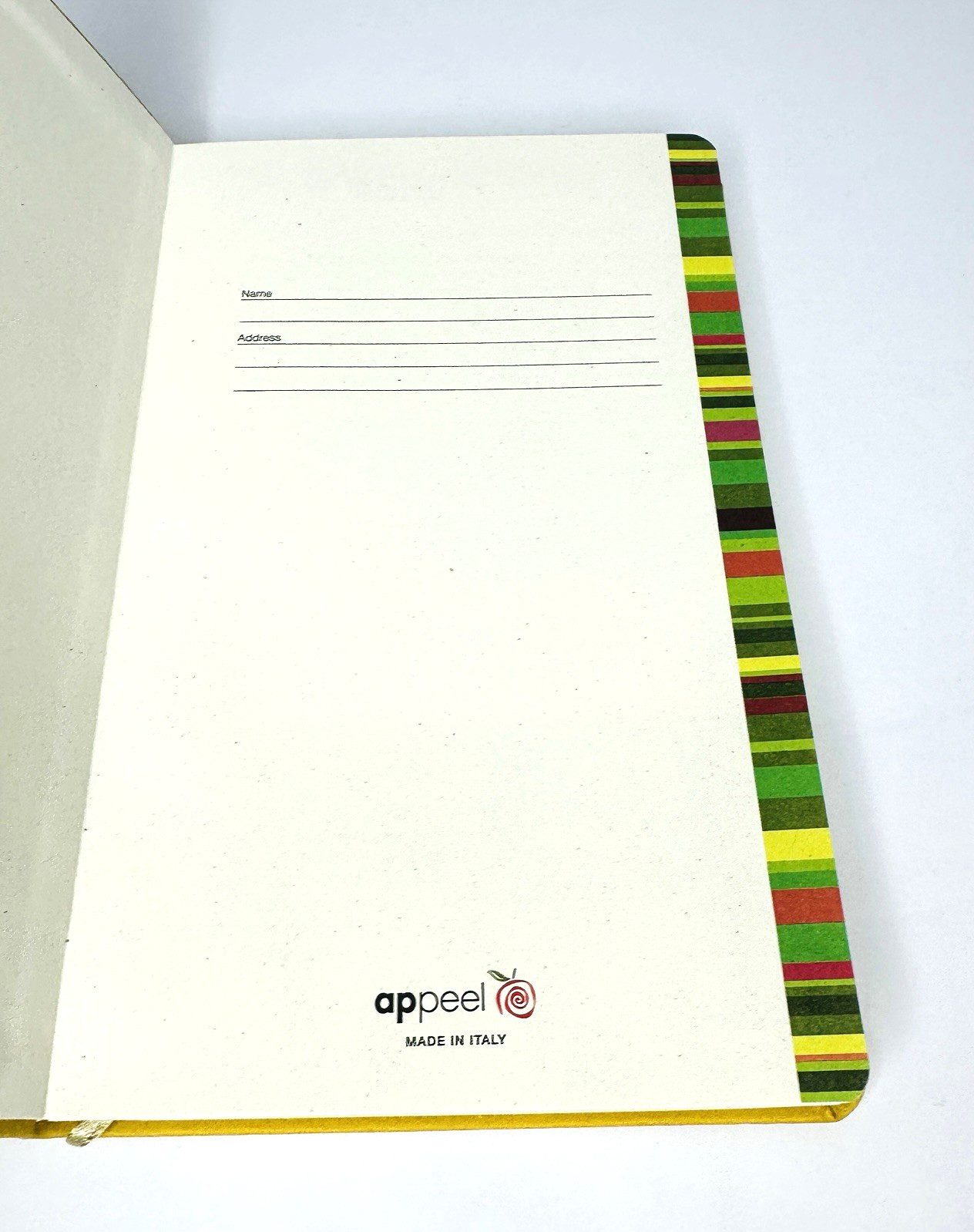 NEW Organic Appeel Journal Made From Apples In Italy Green Sustainable ASRC Logo