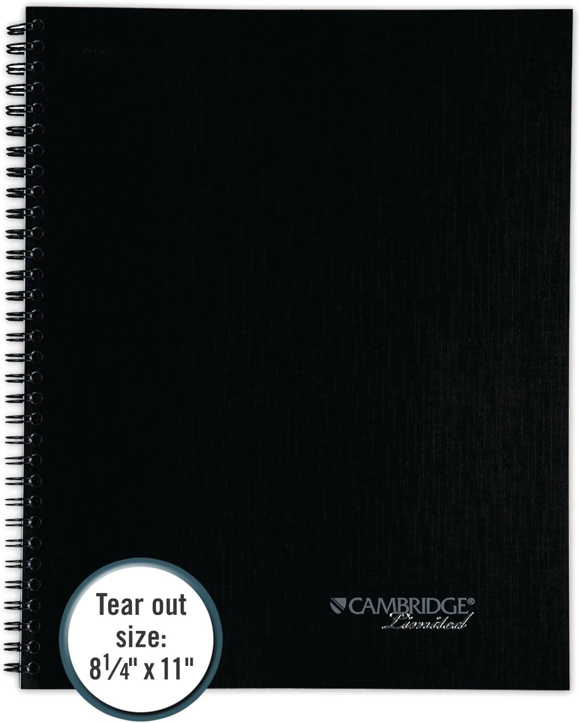 Business Notebook, Action Planner, Legal Ruled Paper, 8-1/2″ X 11″, 80 Sheets, F