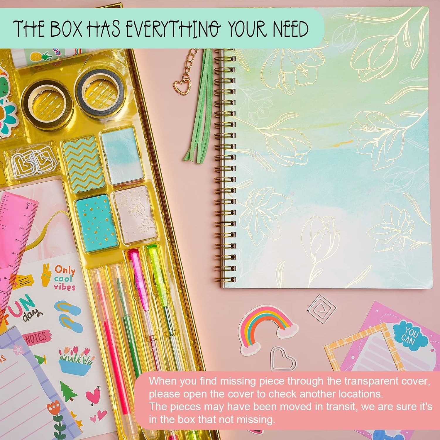 DIY Journal Kit for Girls 8-13, Personalized Diary & Planner