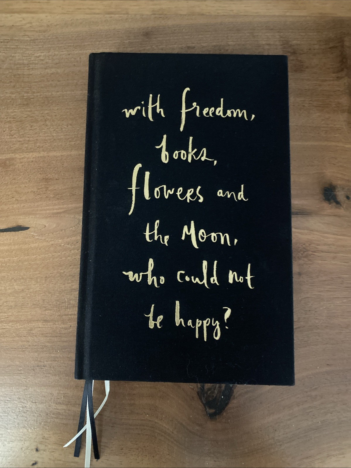 Kate Spade Journal With Quote Black Cover