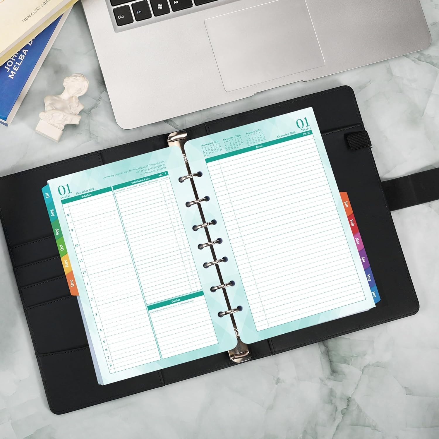 2026-2027 Planner Refills – Jul.2026 – Jun.2027, Two Pages Per Day Daily ＆ Mo…