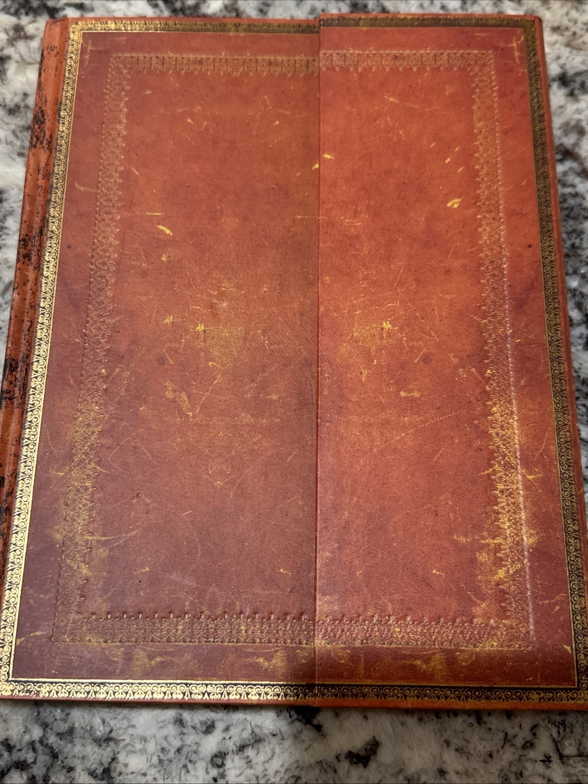Paperblanks Hartley & Marks 2 Leather Journal Notebook Hand-Tooled Wrap VTG